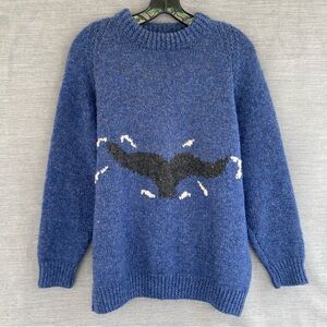 Blue Cod Jigger Whale Wool Sweater Fisherman